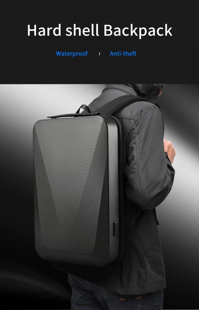 Mens Anti Theft Waterproof Business Backpack With Computer Interlayer 2