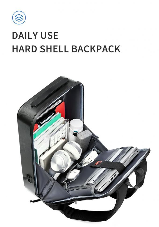 Mens Anti Theft Waterproof Business Backpack With Computer Interlayer 4